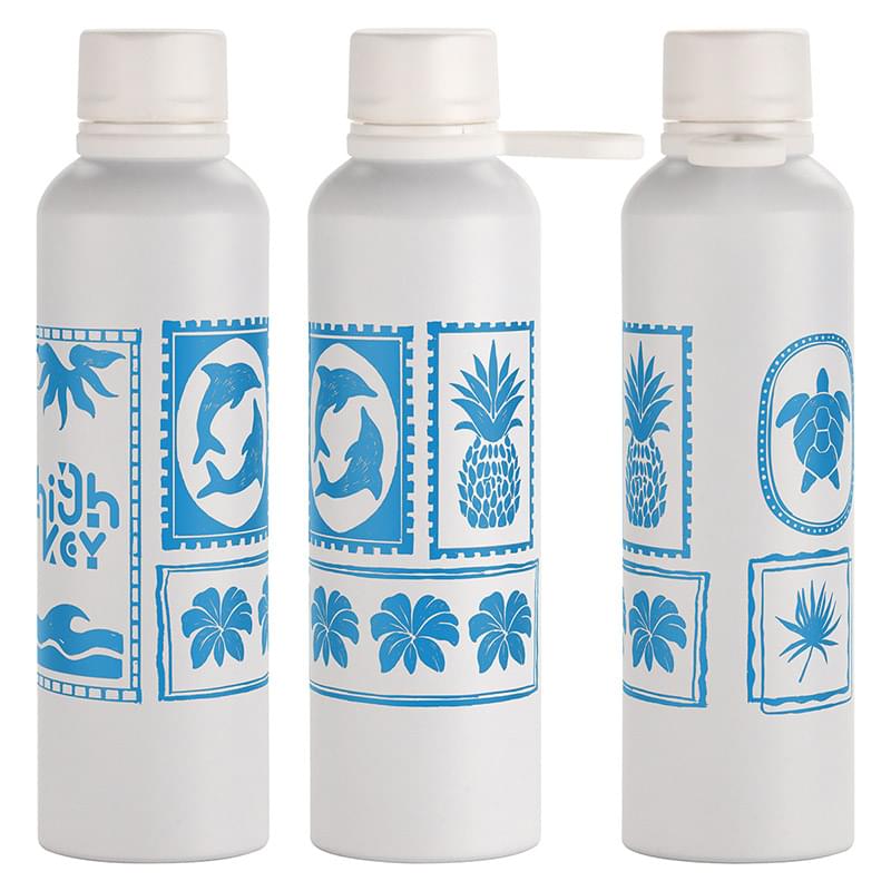 Avento 25 oz Recycled Aluminum Bottle w/ Silicone Loop