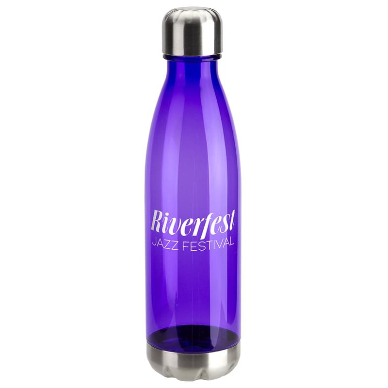 Bayside 25 oz Tritan Bottle with Stainless Base and Cap