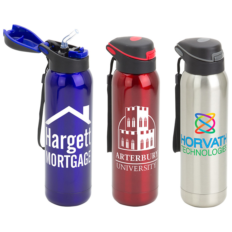 Stratford 17oz Pop-Top Vacuum Insulated Stainless Steel Bottle