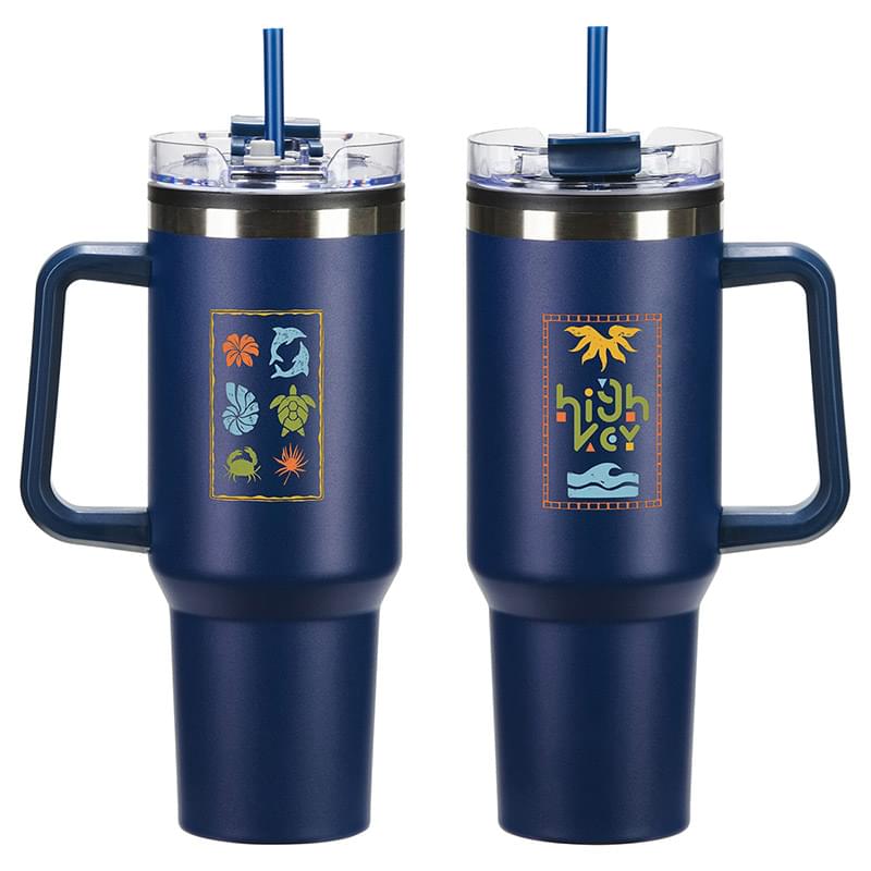 Ohana 40 oz Stainless Steel/Polypropylene Mug