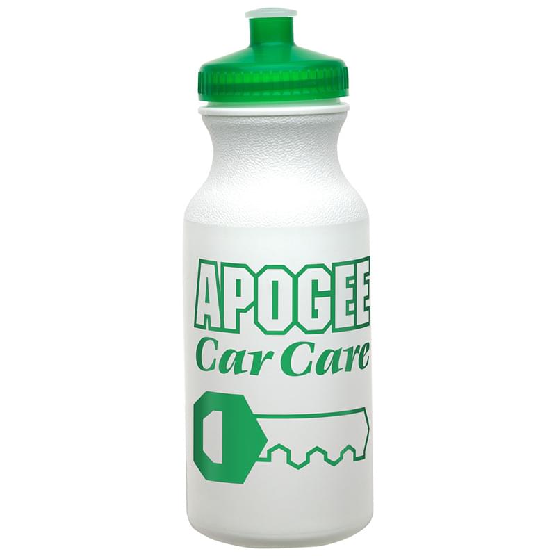 Jockey 20 oz Economy Bottle with Push-Pull Lid Green