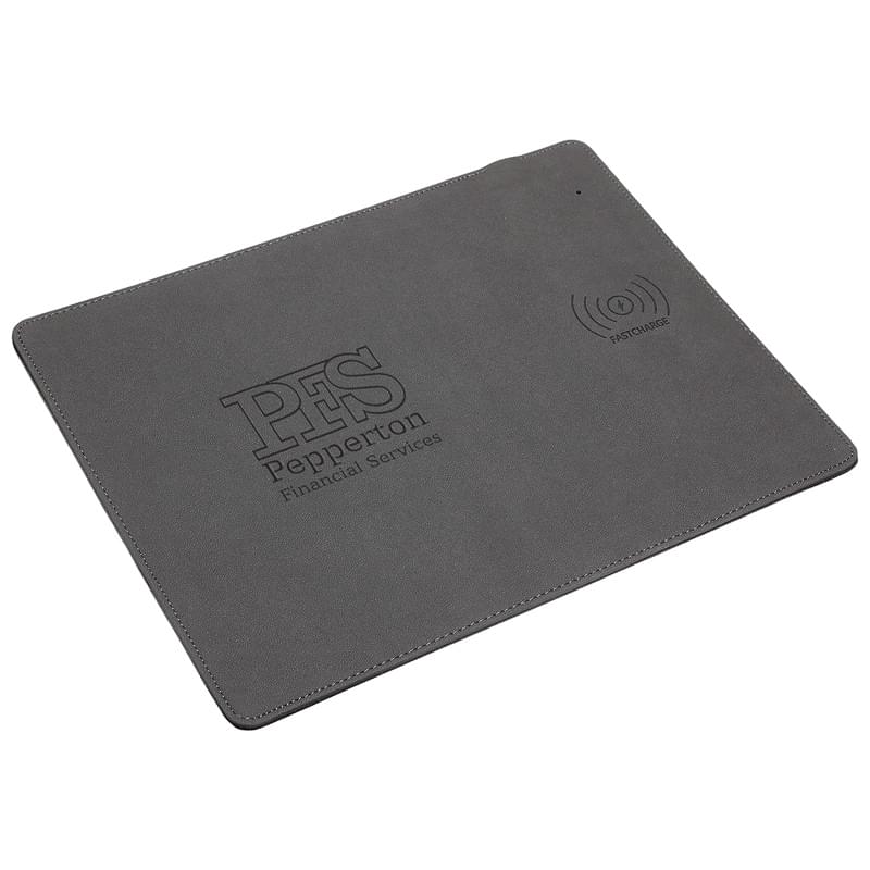 Affinity Mouse Pad with 10W Fast Wireless Charger Gray