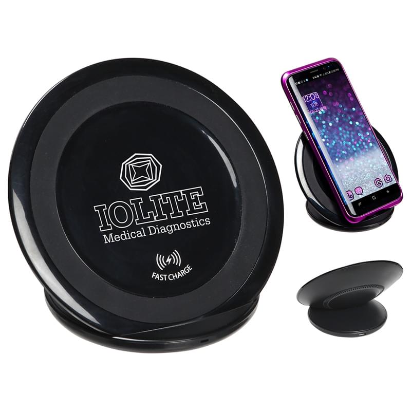 Power View 10W Fast Wireless Charger Black