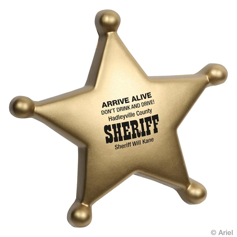 Sheriff's Badge Stress Relievers