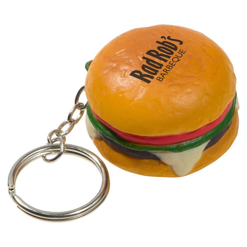 Hamburger Stress RelieverKey Chain