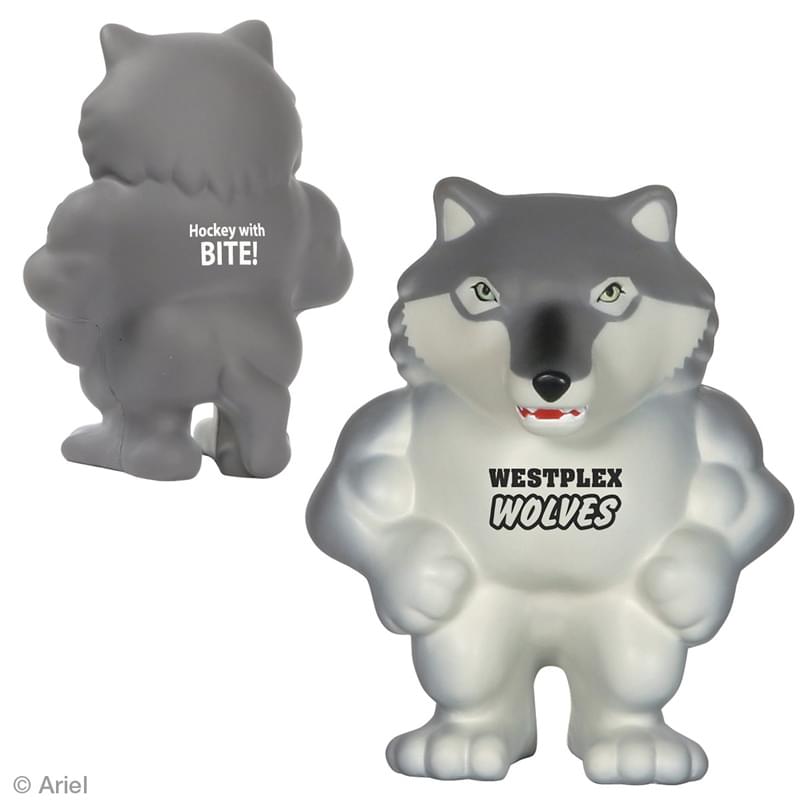 Wolf Mascot Stress Relievers