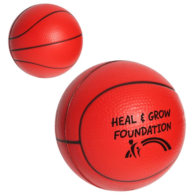 2 1/2" Stress Mini-Basketballs
