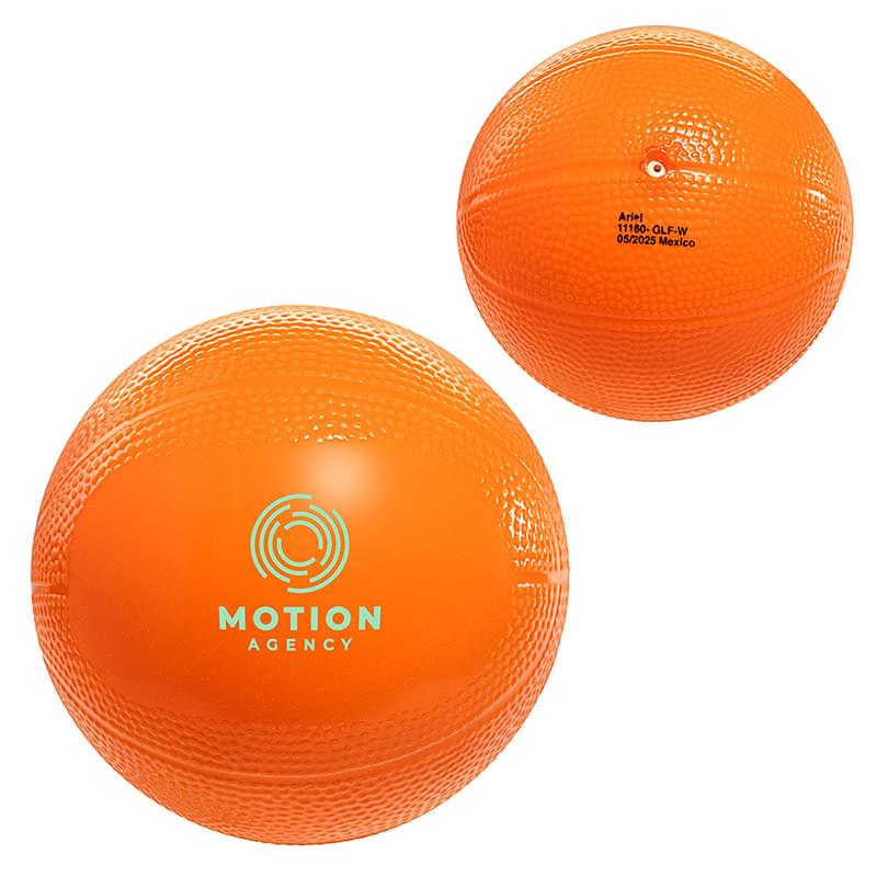 Basketball 4" Vinyl Sports Ball