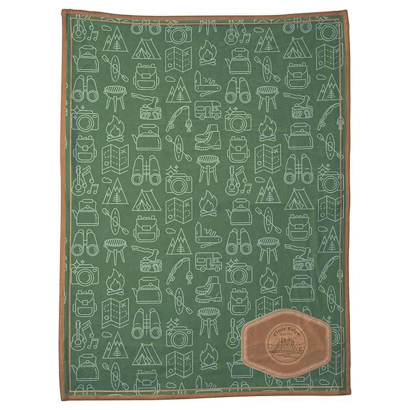 Silk Touch 30" x 40" 300GSM Polyester Blanket - Full Color