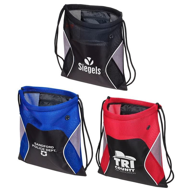 Jumbo Globetrotter Drawstring Bag