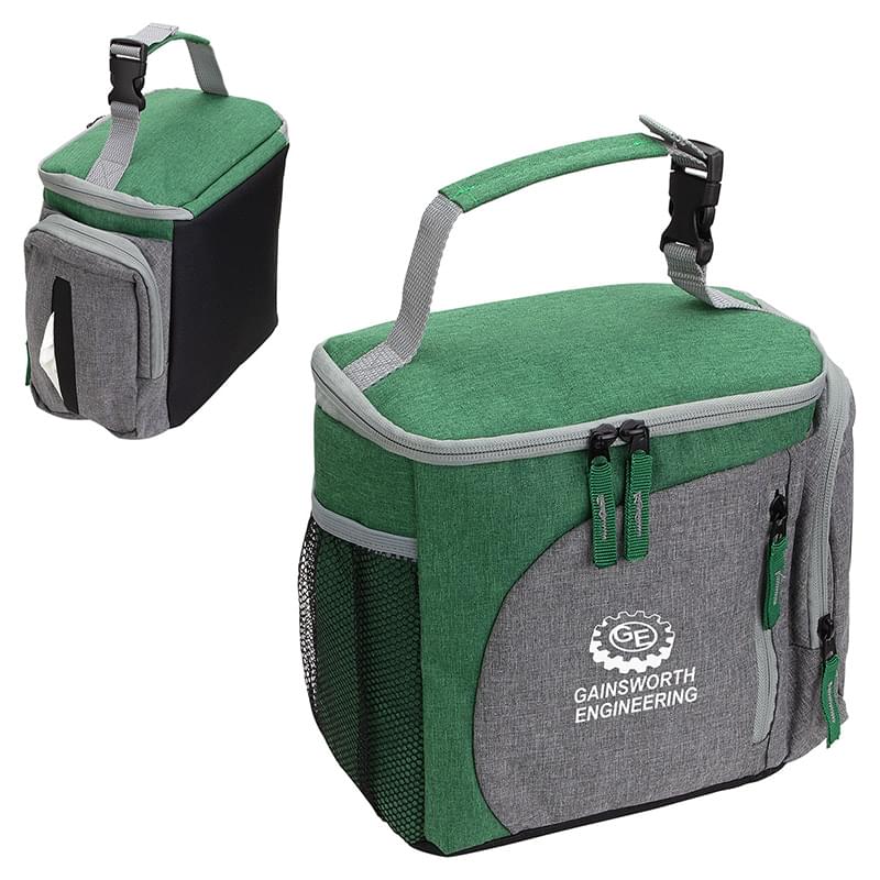 Summit Insulated Cooler Bag with Napkin Dispenser Green