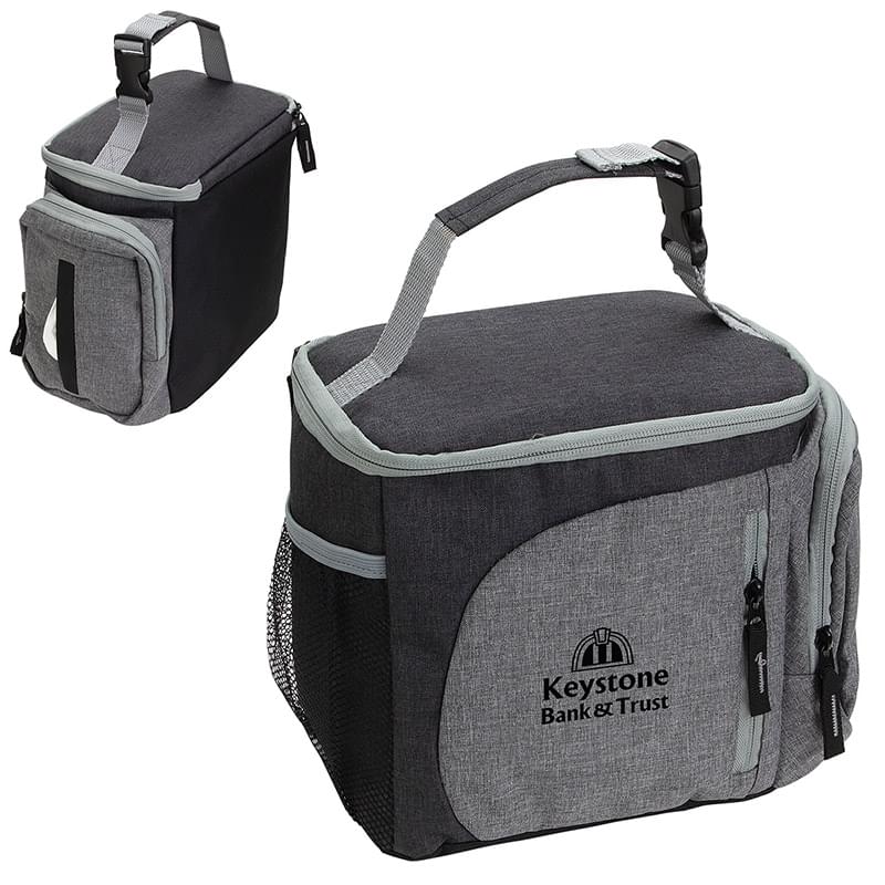 Summit Insulated Cooler Bag with Napkin Dispenser Gray