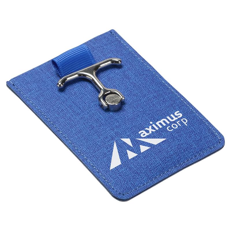 Anchor Phone Wallet + Stand Blue