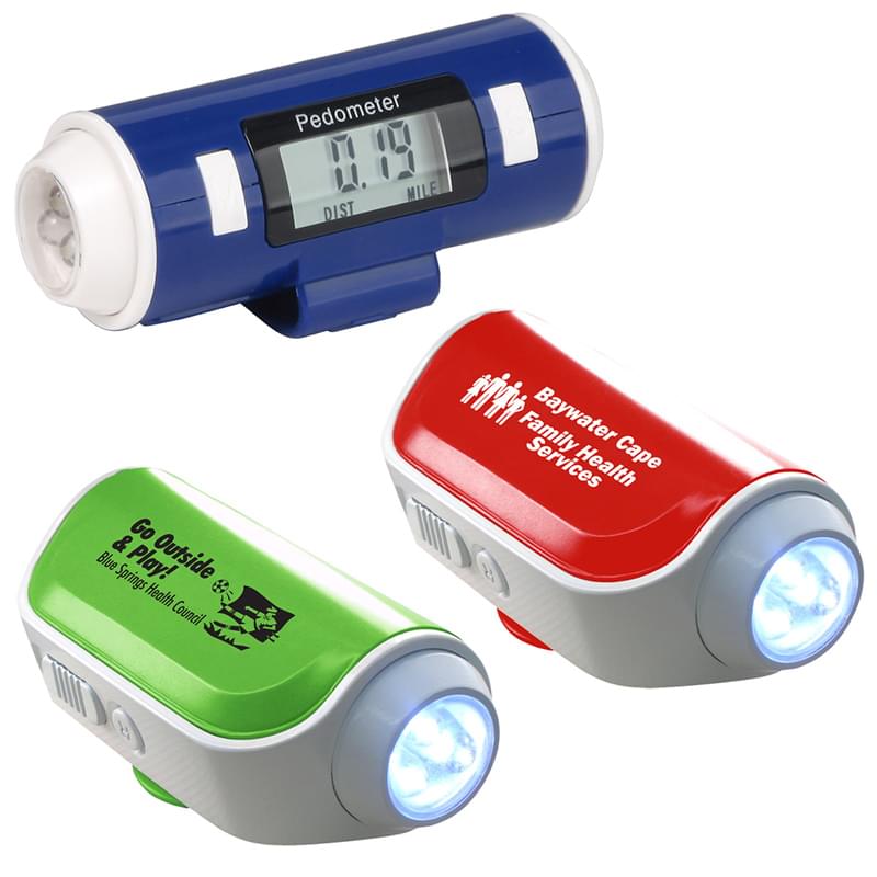 Flashlight & Siren Pedometer