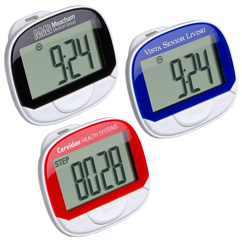 Jumbo Screen Multifunction Pedometer With Clock