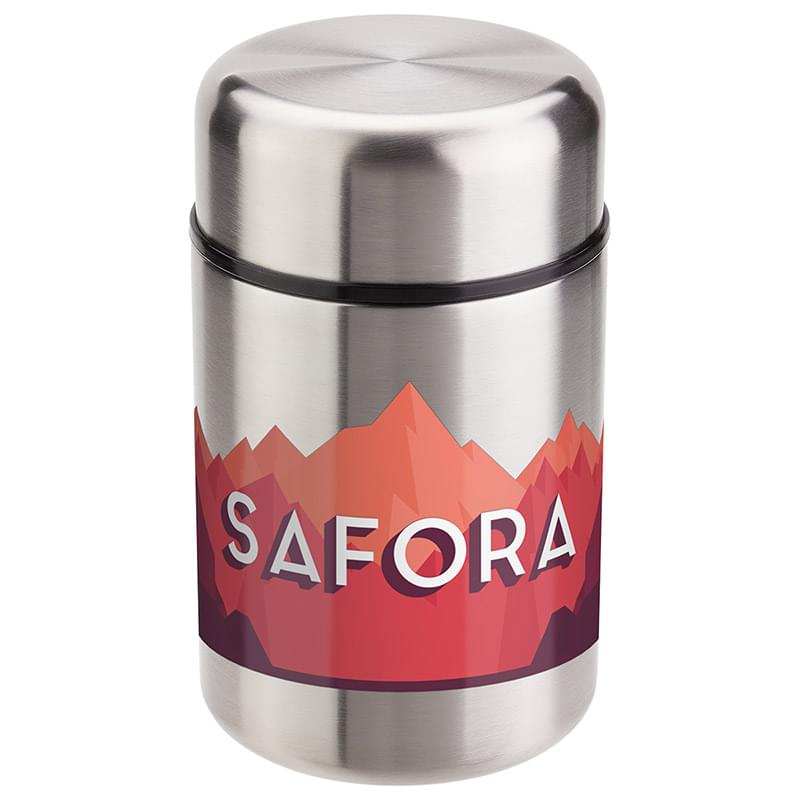 Safora 13 oz Vacuum Insulated Food Canister Silver