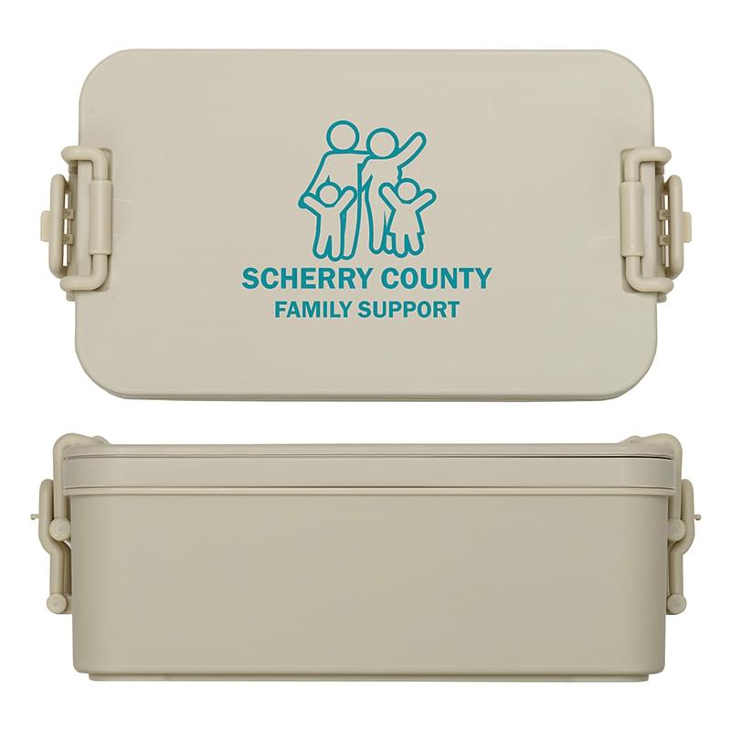 Canteen Stackable Lunch Box With Utensils