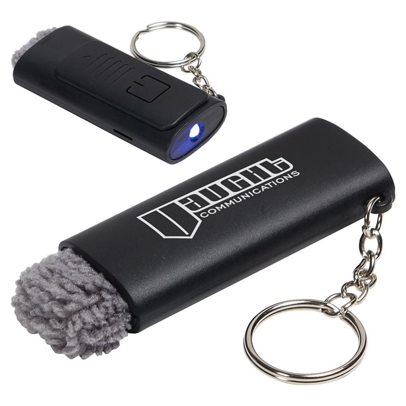 Brush-Off LED Light Key Chain