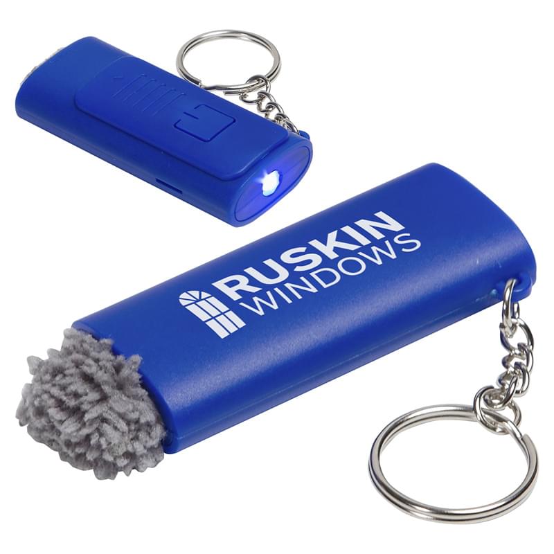Brush-Off LED Light Key Chain