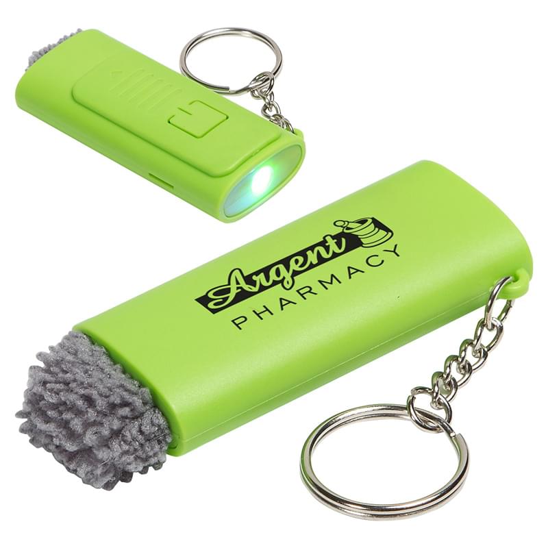 Brush-Off LED Light Key Chain