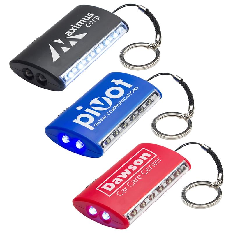 Dual LED Light Key Chain