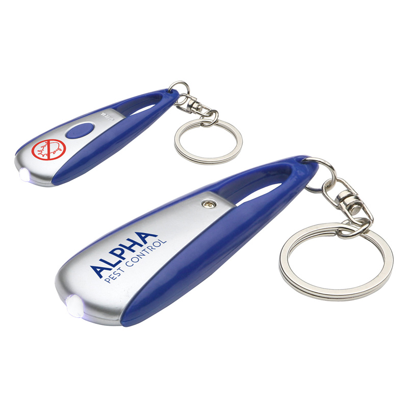 Long Press LED Keychain