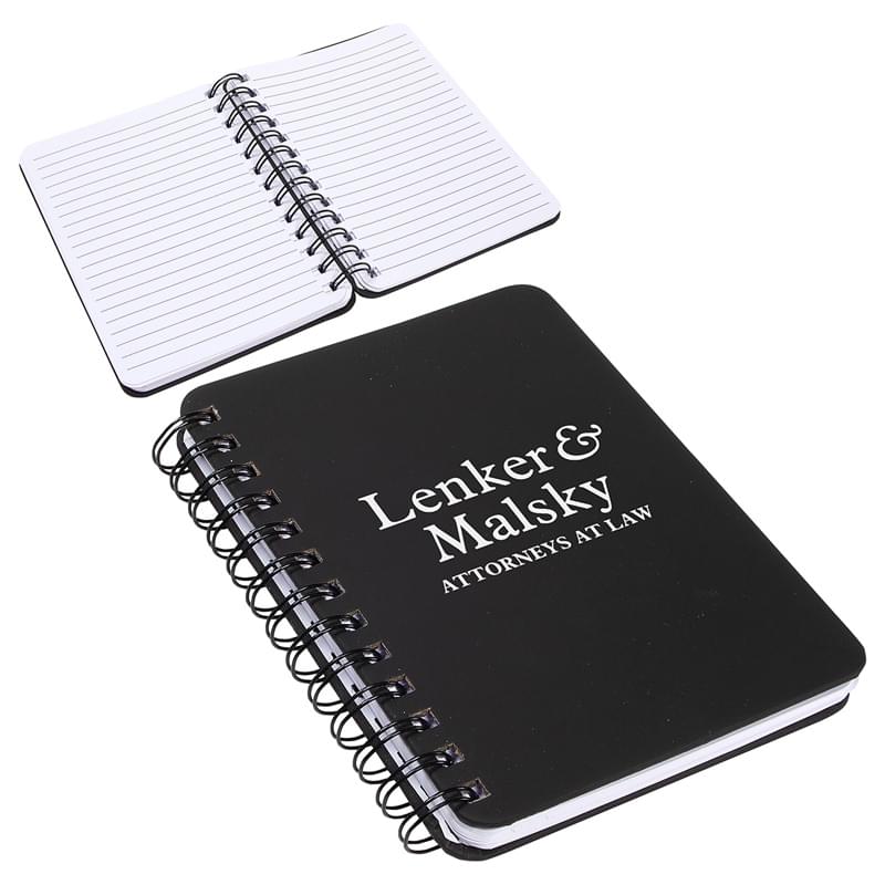 Hefty Hardcover Notebook Black
