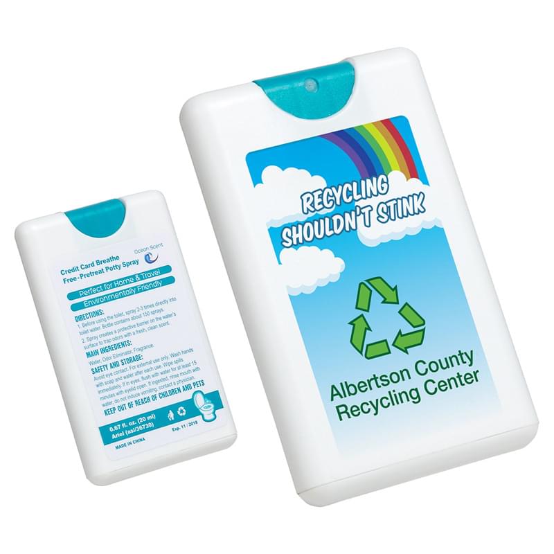 Credit Card Breathe Free - Pretreat Potty Spray