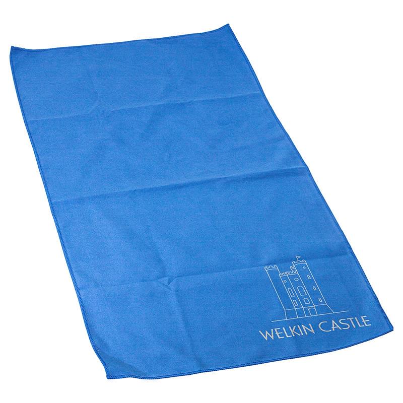 Big League 15" X 30" Microfiber Sports Towel: 1-Color Blue