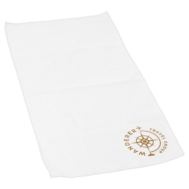Big League 15" X 30" Microfiber Sports Towel: 1-Color White