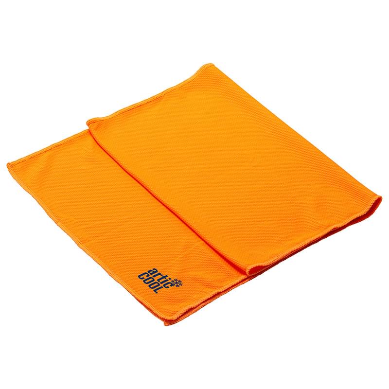 Frosty 12" X 36" Microfiber Cooling Towel: 1-Color Orange