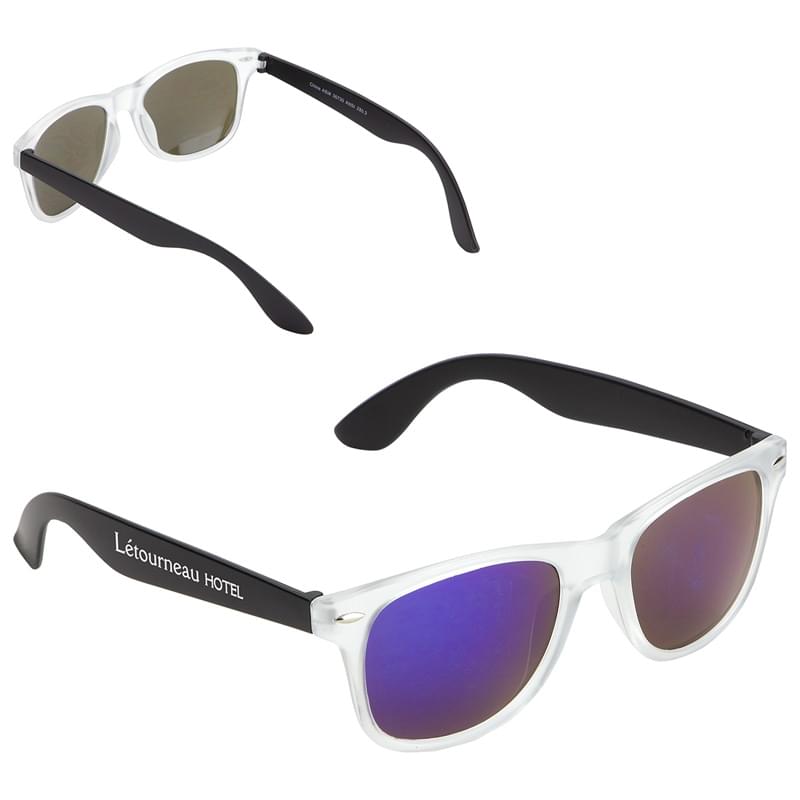 Key West Mirrored Sunglasses Black