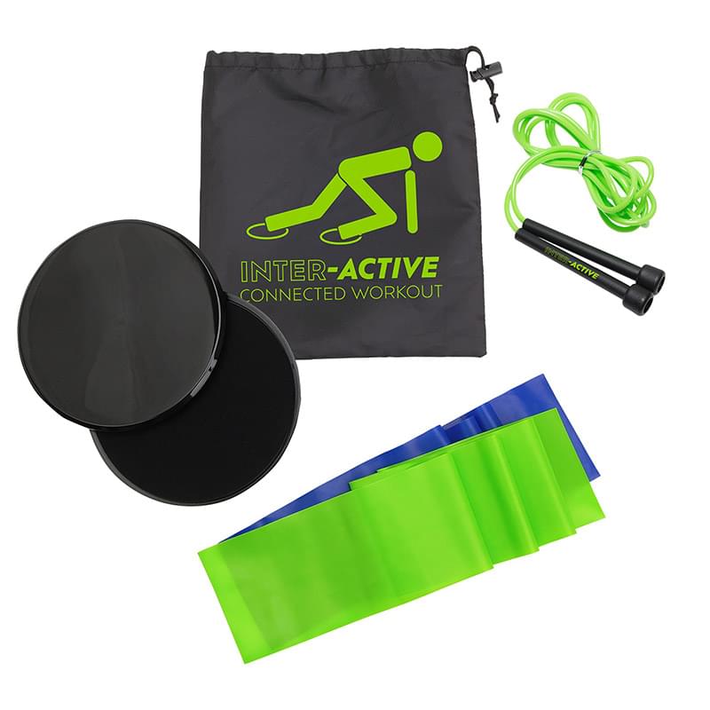 Sport + Fitness Gift Set Lime Green