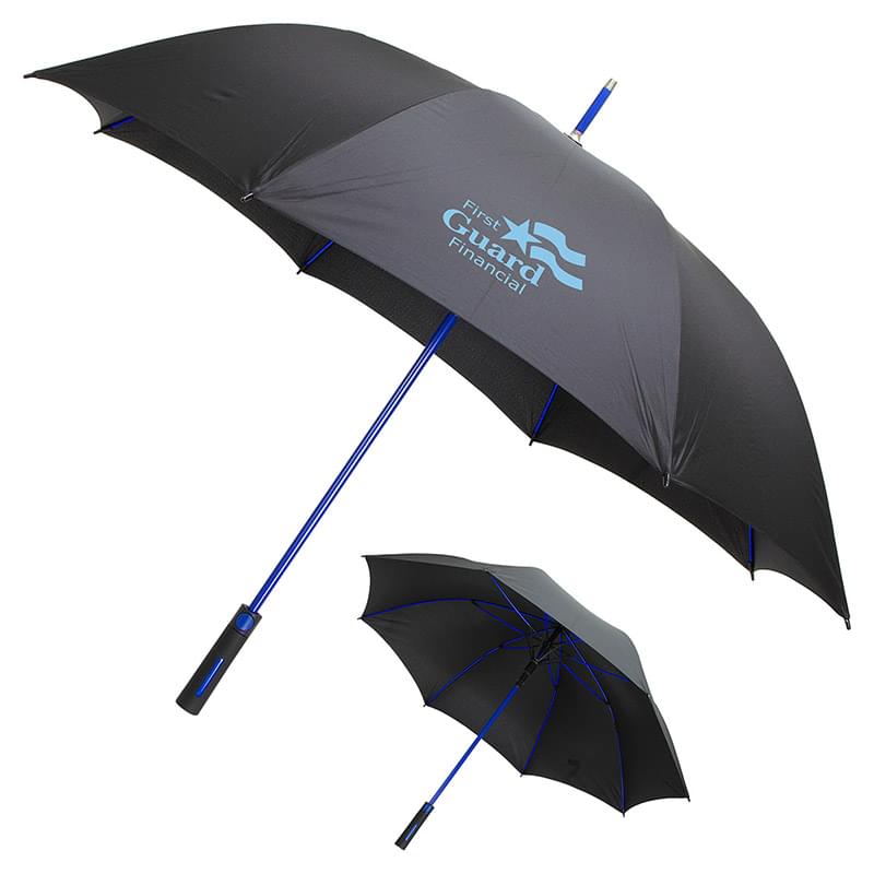 Parkside Auto-Open Umbrella with Color Matching Frame Royal Blue