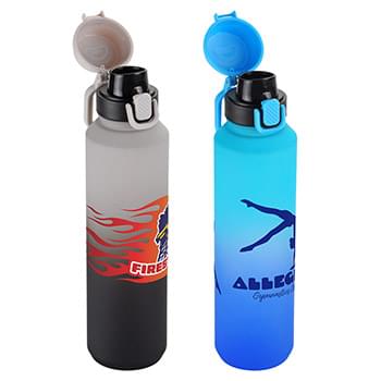 Chroma 27 oz Tritan Bottle with Snap-Top Lid & Carabiner