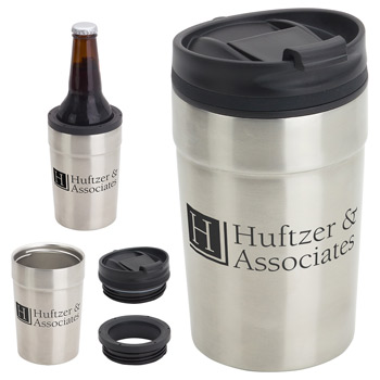 Brewing Co. Personalized Stainless Insulated Can Holder