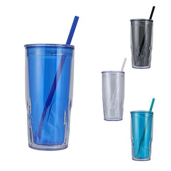Luster 16 oz Recycled Acrylic Straw Tumbler