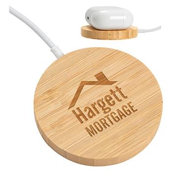 MagPort Bamboo 15W Wireless Charger
