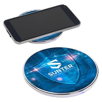 Matrix Light-Up 5W Wireless Charging Pad White