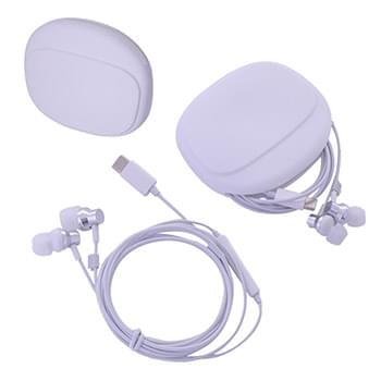 Opus USB-C Wired Earbuds with Silicone Pouch
