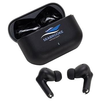Sonoro Dual Microphone Noise Cancelling TWS Earbuds Black