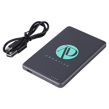 Royale Aluminum 5000 mAh 20W Power Bank Gunmetal
