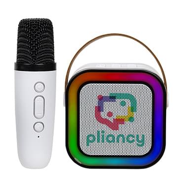 Audition Wireless Karaoke Speaker with Microphone White