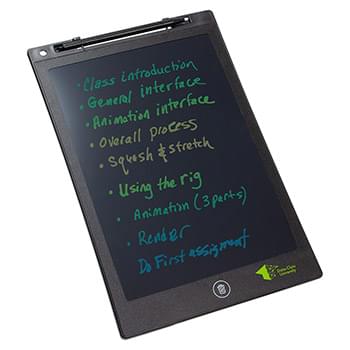 Slate 10" LCD Memo Board Black