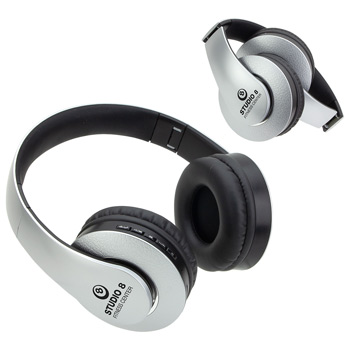 Marquee Foldable Wirleless Headphones Silver
