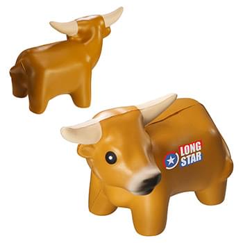 Long Horn Cow Stress Reliever Brown