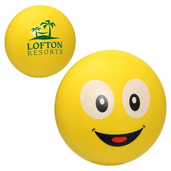 Smiley Emoji Stress Reliever Yellow