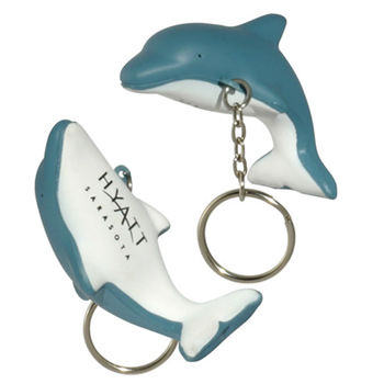 Dolphin Stress Reliever Key Chain