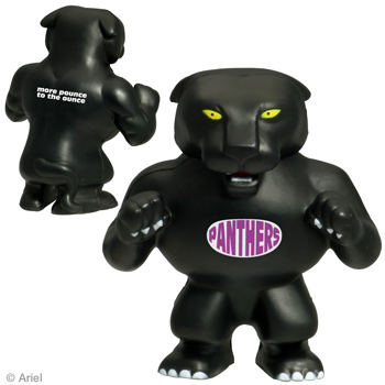 Panther Mascot Stress Relievers