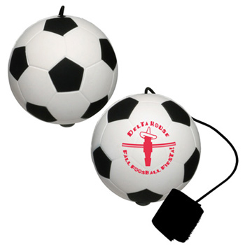 Yo-Yo Bungee Stress Relievers (Soccer Balls)